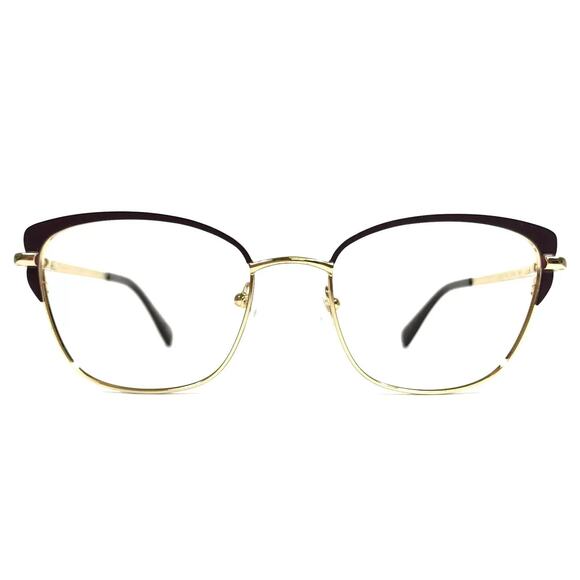LONGCHAMP LO2108 602 DARK PURPLE GOLD AUTHENTIC EYEGLASSES 53-18 main image 10